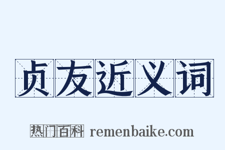 贞友近义词是什么意思的图片